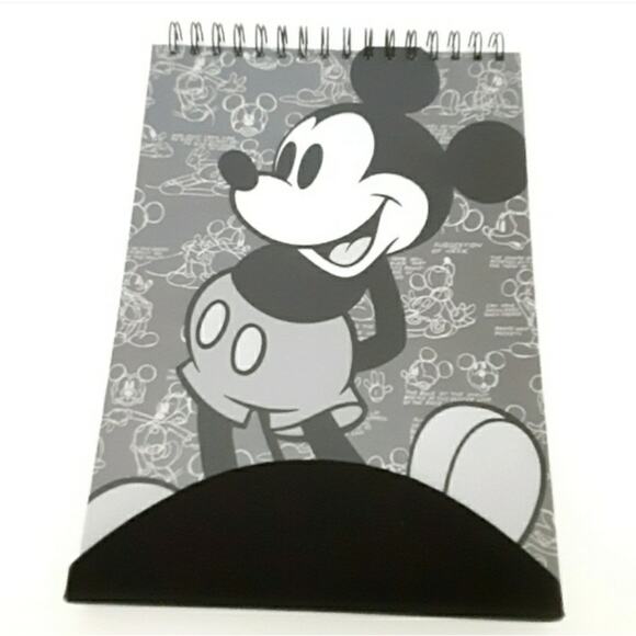 Disney Parks Mickey Mouse Notebook Spiral Bound Sketchbook Set with Pencils NWT - Picture 1 of 8